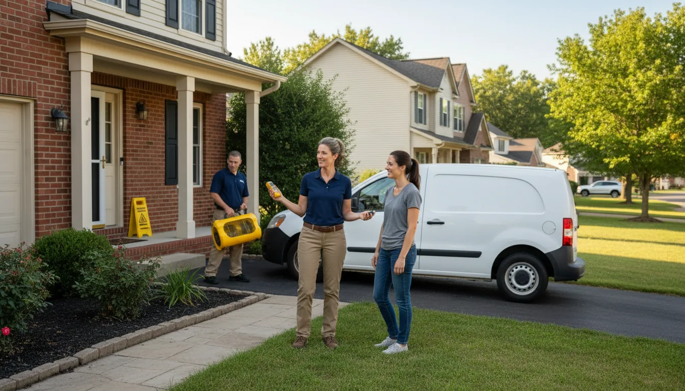 Residential water damage restoration in San Manuel, AZ